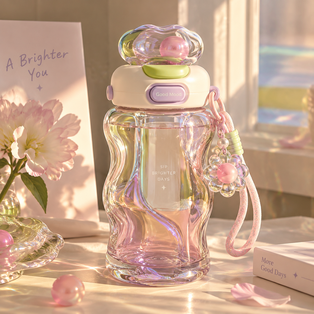 Dreamy Iridescent Water Bottle