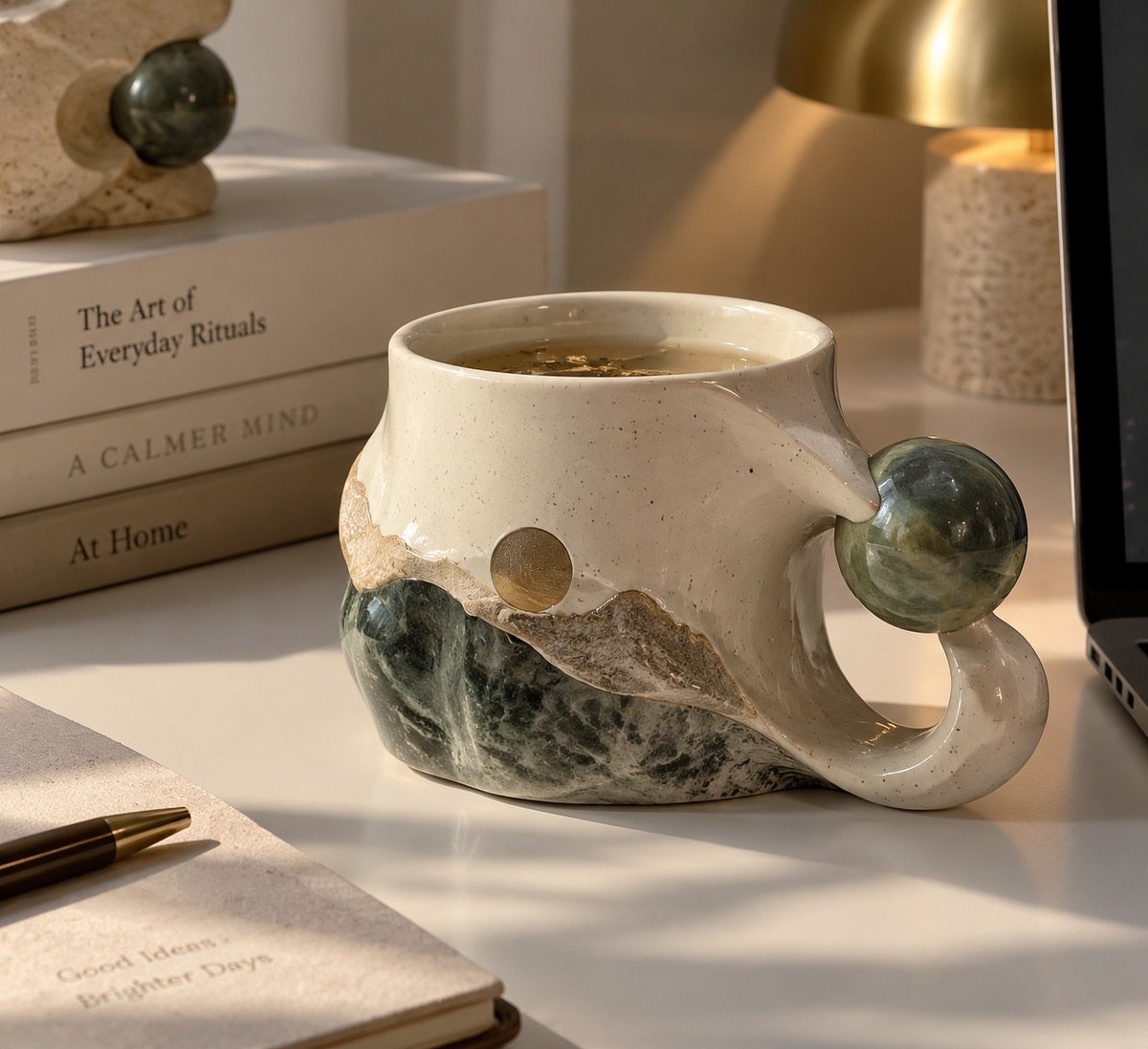Sculptural Ceramic Mug