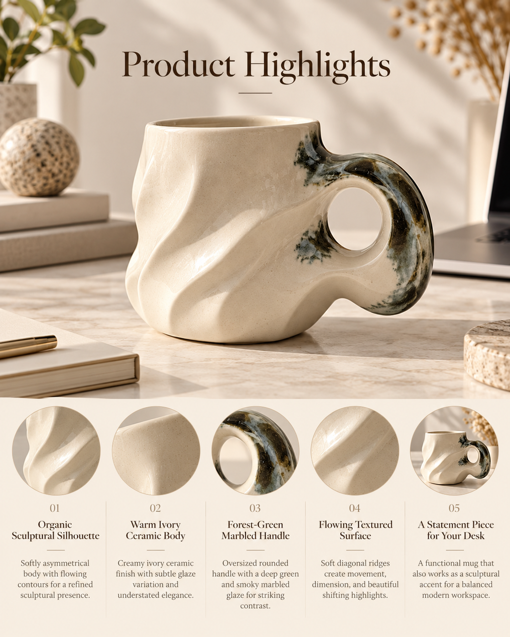 A Sculptural Form for Your Everyday Rituals