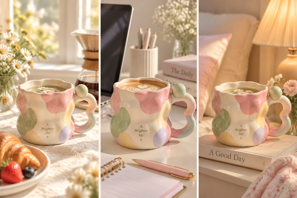 Dopamine Sculptural Ceramic Mug