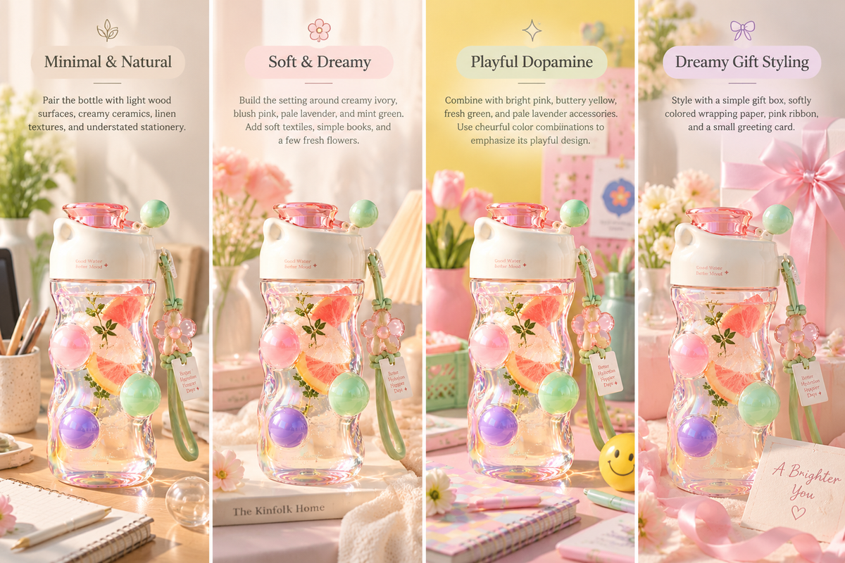 Iridescent Dopamine Water Bottle