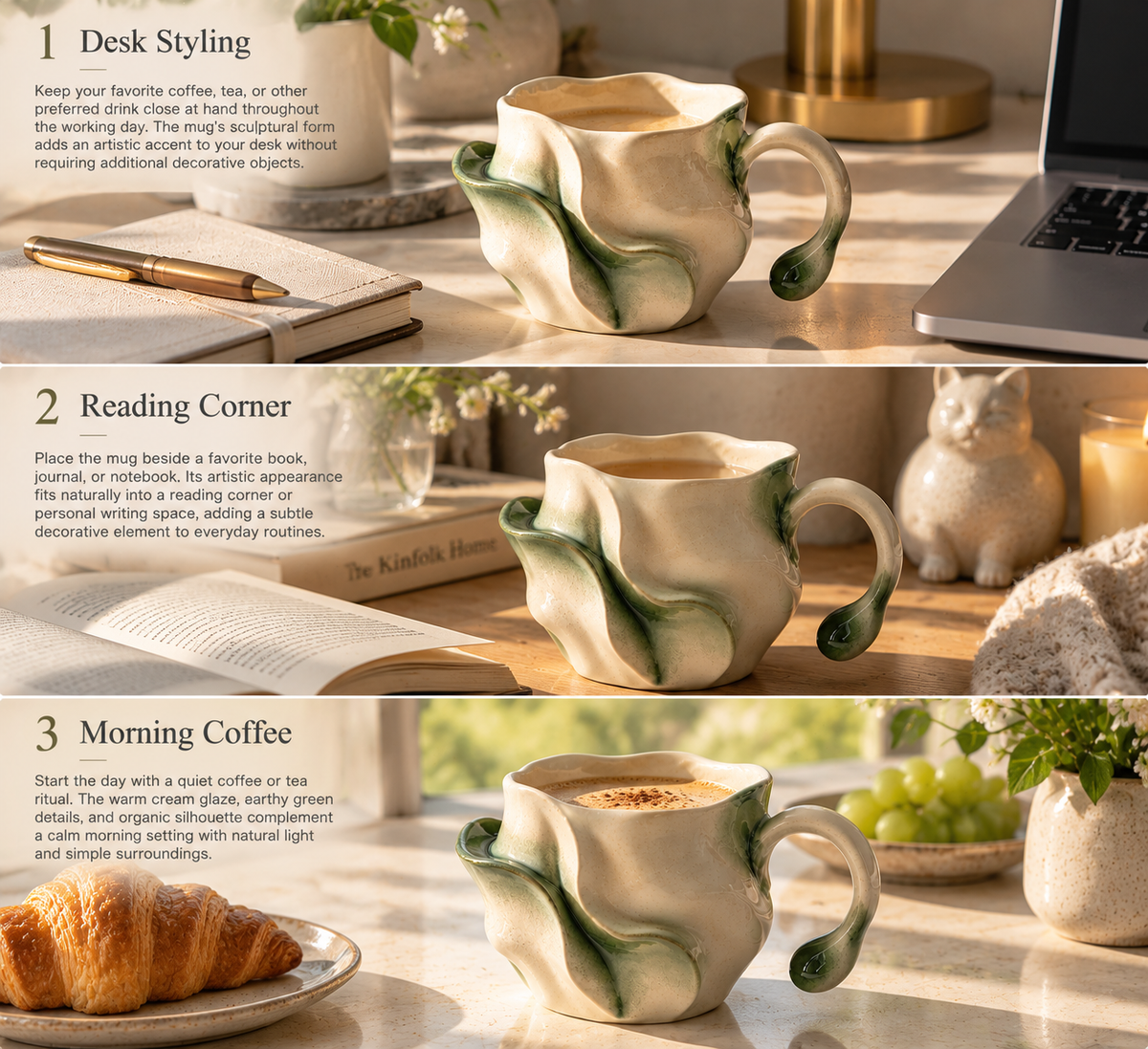 Sculptural Ceramic Mug