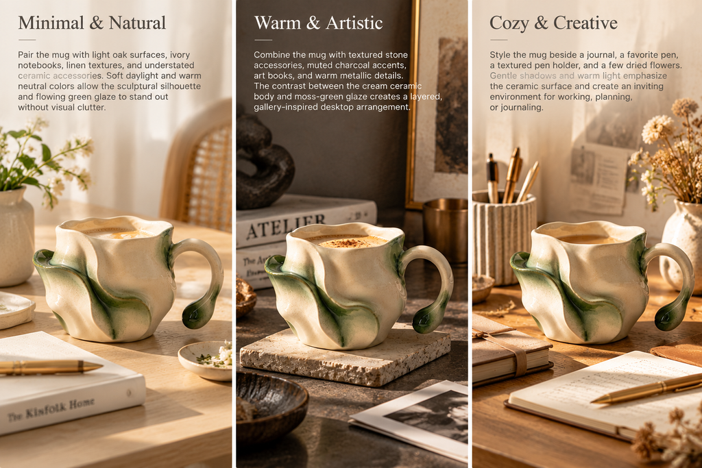 Sculptural Ceramic Mug